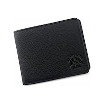 Alphaclub Bag Erkek Hakiki Deri Mat Siyah Cüzdan Ve Kartlık