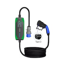 Truwatt 5 Metre 7.4kw Taşınabilir Elektrikli Araç Şarj Aleti