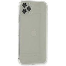 Apple Uyumlu  iPhone 11 Pro Max Kılıf Fly Lens Silikon Şeffaf