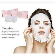 Suda Büyüyen Havlu Maske 11 Adet&kabı