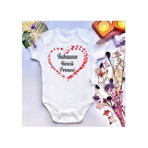 Babylimon Unisex Bebek Beyaz Babasının Biricik Prensesi Baskılı Çıtçıtlı Body Beyaz - 97689319 Beyaz