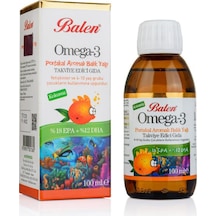 Balen Portakal Aromalı Omega 3 Balık Yağı 100 ML