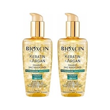Bioxcin Keratin &amp Argan Onarıcı Saç Bakım Yağı 150 Ml - Yıpranmış Ve Hasar Görmüş Saçlar 2li Paket
