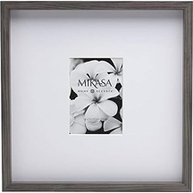 Galeri 5x7 İnç Mat Resim Çerçevesi, 40x40-mat 12x16, Gri