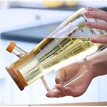 Borosilikat Cam 900 Ml. Yağdanlık Çok Renkli