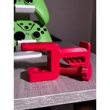Kırmızı Asılabilir Masa Kenarı Kulaklık Standı Blaze Edition V5 Kaydırmaz Keçeli Ergonomik Ve Sağlam Genel