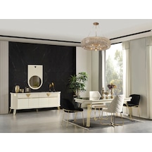 City Yemek Odası Takımı Beyaz