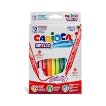 Carioca Birello Süper Yıkanabilir Çift Taraflı Keçeli Boya Kalemi