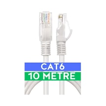 Cat6 10mt Lan Ethernet Kablosu Fabrikasyon Internet Kablo