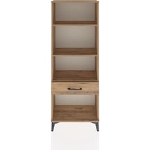 Arges Dolap 3 Raflı Tek Çekmeceli 60x30x163 Çam-çam Atlas Çam