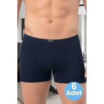 Tezzgelsin Erkek Pamuklu 6'lı Modal Boxer Lacivert