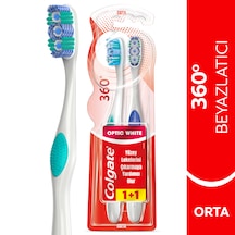 Colgate 360 Optik Beyaz Diş Fırçası Medium 2'li