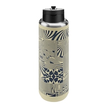 Stainless Steel Recharge Straw Bottle 32 Oz Unisex Krem Antrenman Suluk N.101.3814.237.32 Bej