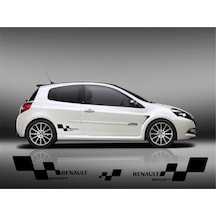 Renault Sport Oto Sticker Set Sağ Sol 2 Adet 30 15 Cm
