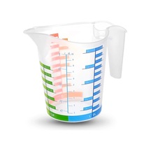 Ölçü Kabı Dereceli Renkli 1000 Ml Çok Renkli