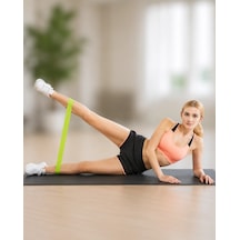 Pilates Direnç Lastiği Fitness Yoga Ve Evde Spor İçin Çok Amaçlı Bant Çok Renkli