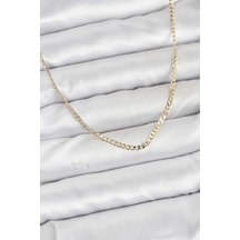 Cm 14k Gold Renk Pirinç Zincir Model Kadın Kolye - Lisinya Altın