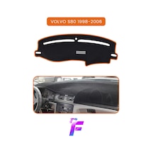 Volvo S80 1998-2006 Torpido Örtüsü Güneşten Korur Kolay Montaj Tam Uyum Tam Koruma C70 Kahverengi