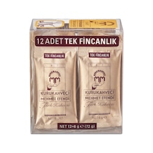Kurukahveci Mehmet Efendi Türk Kahvesi 12 X 6 G - 7 Adet Tarı