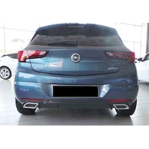 Opel Astra K Difüzör. Kare Egzoz Görünümlü. Parlak Siyah