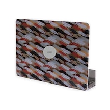 Macbook Pro Retina 13 İnç Kılıf A1425 A1502 Uyumlu Tüy Desenli Sert Kapak Hard Case İnce Hafif Laptop Koruyucu Karışık