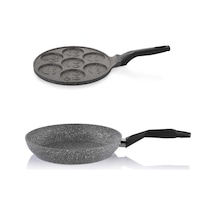 Schafer 28 Cm Granit Tava Ve 26 Cm Emoji Pankek Tavası