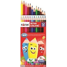 Fatih Kuru Boya Kalemi 12 Renk Tam Boy Diğer