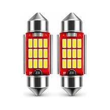 36mm C5w Sofit Led Ampul, Beyaz, Canbus Arıza Lambası Yakmaz, Plaka Ve Tavan Lambası İçin, 2 Adet