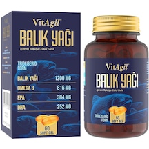 VitAgil Omega 3 1200 Balık Yağı 60 Tablet VitAgil Omega 3 1200 Balık Yağı 60 Tablet