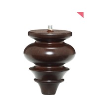 Karakoçaksesuar Safir 14 Cm Ceviz Plastik Koltuk,Baza Mobilya Ayağı (4 Adet )