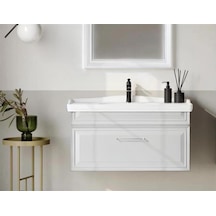 Orka Desıgn 105 Alt Modül + Lavabo Mat Beyaz Diğer