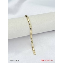 Bileklik Metal Minimal Şıklık Zarif Hediye Model 2ccf72 Çok Renkli