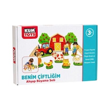 Benim Çiftliğim Ahşap Boyama Seti Kutulu 3+