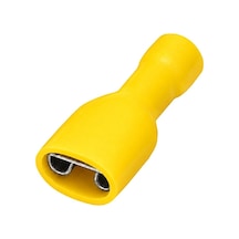 Powermaster Pm-39073 4-6mm2 Kesit 24x10x7,5mm Soket Sarı İzoleli Kablo Pabucu 100'lü Paket