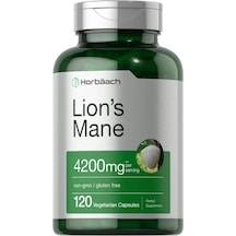 Lion's Mane 4200 Mg 120 Veg Bioperine Black Pepper Extract Capsules Non-gmo / Gluten Free