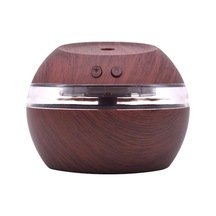 Usb Nemlendirici Ve Aromaterapi Cihazı - Led Aydınlatmalı, Taşınabilir, Cilt Ve Hava Nemlendirme, Yx-002 Koyu Ahşap Desen