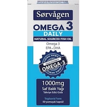 Sorvagen Omega 3 Daily Saf Balık Yağı 50 Kapsül 8680057351199