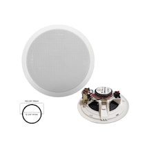 Alçıpan Tavan Hoparlör 13cm 100v Trafolu Beyaz Fully K-1421c