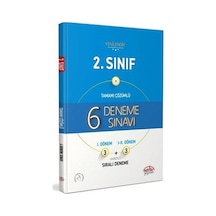 2.Sınıf Tamamı Çözümlü 6 Deneme Sınavı -  Editör