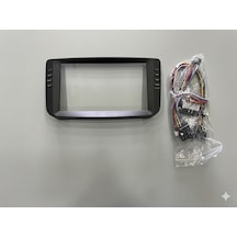 Fiat Linea New 2013 - 2017 9 İnç Multimedya Çerçevesi + Araç Uyumlu Soket Canbus