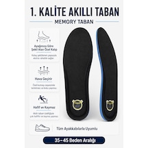 Joy Ayakkabı Jy001 Memory Foam Hafızalı Darbe Emici Ortopedik Ayakkabı Tabanlığı Siyah 44 Numara Mh-mooıenjy-575763-siyah44