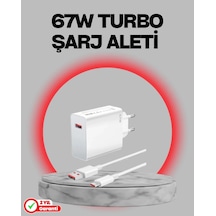 Ers 67 Watt Turbo Destekli Şarj Cihazı Honor 50 70 90 Uyumlu