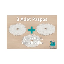 Motek Süper Emici Mikrofiber Paspas 3 Adet Yedek
