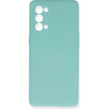 Uryport Oppo Reno 5 Pro Kılıf Nano İçi Kadife Silikon - Turkuaz