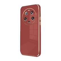 Uryport Xiaomi Mi 14 Ultra Kılıf Volet Silikon - Kırmızı