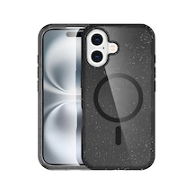 Joko Apple Uyumlu iPhone 16 Uyumlu Star Magsafe Kapak - Siyah