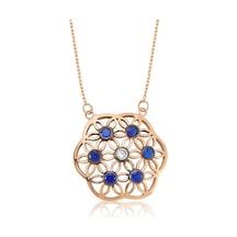 Himarry 925 Ayar Gümüş Yaşam Çiçeği Kadın Gümüş Kolye