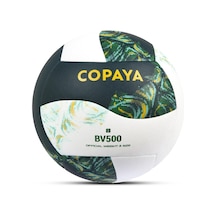 Copaya Bv500 Hibrit Plaj Voleybol Topu Yeşil-beyaz No:5 280 Gram Çok Renkli