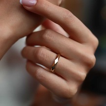 İnce Prizma Yüzük