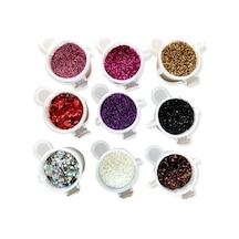 Epoksi Reçine Sim & Glitter Seti, Mum Simi, Beton Hobi Kendin Yap 9lu Set
